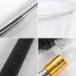 Stainless Steel Fast Folding Hand Nets Beach Retractable Dragonfly Ultra-short Butterfly Insect Net Bag Catching Small Fish