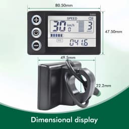 UART2 24V 36V 48V S866 Electric Bike LCD Display Meter E Scooter LCD Panel With USB UART For Mountain Electric Bike Parts (5PIN)