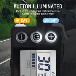 UART2 24V 36V 48V S866 Electric Bike LCD Display Meter E Scooter LCD Panel With USB UART For Mountain Electric Bike Parts (5PIN)