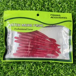 MUKUN 10PCS Stick Soft Bait 10cm 2.3g Silicone Worm Sinking Minnow Swimbait Wobblers Freshwater Bass Pike Soft Fishing Lures