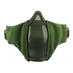 Half Face Metal Steel Airsoft Mask Hunting Tactical Net Mesh Mask CS Protective Halloween Party Half Face Paintball Masks