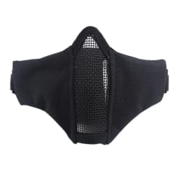 Half Face Metal Steel Airsoft Mask Hunting Tactical Net Mesh Mask CS Protective Halloween Party Half Face Paintball Masks