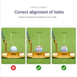 PGM 1pc Golf Ball Line Liner Drawing Marking Alignment Putting Tool and 2 Pieces Golf Ball Marker Pen, Golf Scribe Accessories