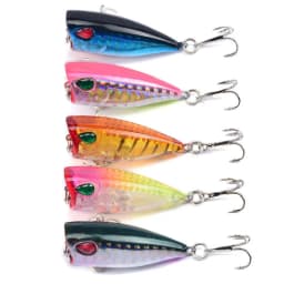 YUCONG 1PC Mini Popper Fishing Lure 4cm-3.5g Floating Poper Bait Top Water Bait Crankbait Wobbler Artificial Swimbait Minnow
