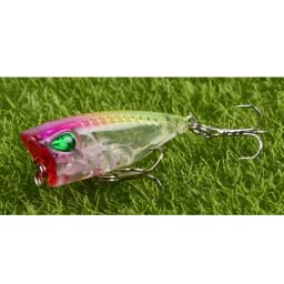 YUCONG 1PC Mini Popper Fishing Lure 4cm-3.5g Floating Poper Bait Top Water Bait Crankbait Wobbler Artificial Swimbait Minnow