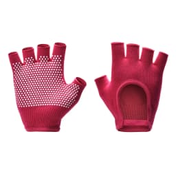 Women Anti-slip Yoga Gloves Cotton Fitness Half Finger Gloves Breathable Outdoor Cycling Bicycle Pilates Sports Fishing Gloves