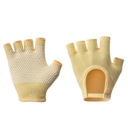 Women Anti-slip Yoga Gloves Cotton Fitness Half Finger Gloves Breathable Outdoor Cycling Bicycle Pilates Sports Fishing Gloves