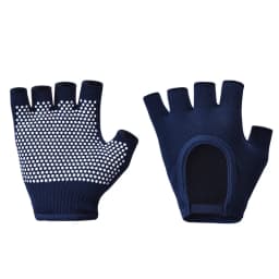 Women Anti-slip Yoga Gloves Cotton Fitness Half Finger Gloves Breathable Outdoor Cycling Bicycle Pilates Sports Fishing Gloves