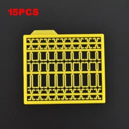 Hirisi 5 Pieces Carp Fishing Tackle Hair Rig Boilie Bait Drill Stops Boilie V Stopper Fishing Accessories AH163
