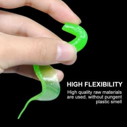WALK FISH 10Pcs Spinpoler 60MM 80MM Lifelike Fish Lure Bait Worms Artificial Silicone Soft Lure Bass Pike Fish Lure Wobbler