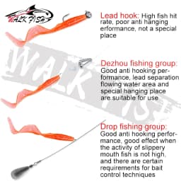 WALK FISH 10Pcs Spinpoler 60MM 80MM Lifelike Fish Lure Bait Worms Artificial Silicone Soft Lure Bass Pike Fish Lure Wobbler
