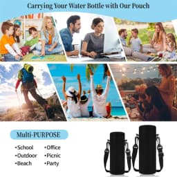 1pc 420-1500ML Sports Water Bottle Case Insulated Bag Neoprene Pouch Holder Sleeve Cover Carrier for Mug Bottle Cup