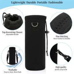 1pc 420-1500ML Sports Water Bottle Case Insulated Bag Neoprene Pouch Holder Sleeve Cover Carrier for Mug Bottle Cup