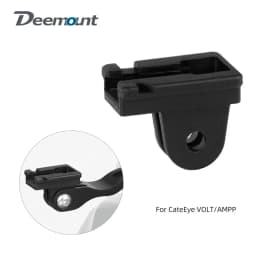 Adaptor for CateEyp VOLT AMMP Bicycle Headlight Mount Fits GoPro Camera Adaption Fork Stem Helmet Install Holder Clip
