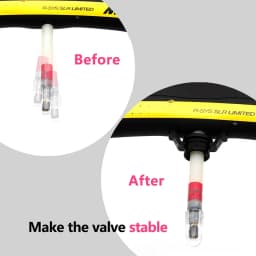A Pair of RideNow Ultra Light ABS Bicycle TPU PRESTA Valve Fixing Valve Accessories