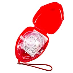 Professional First Aid CPR Breathing Mask Artificial Respiration Protective Mouth Mask With One-Way Valve Emergency Rescuer Tool