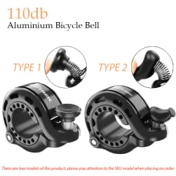 NEW Bicycle Bell Ring Stainless MTB Cycling Horn Bike Bell Handlebar Crisp Sound Horn For Bicycle Safety Bike Accessories 2024