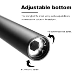 WG23A Suspension Seatpost 27.2 Mtb Mountain Bike Saddle Shock Bicycle Dropper Seat Post Tube 28.4 28.6 28.8 30.4 30.9 31.6 31.8