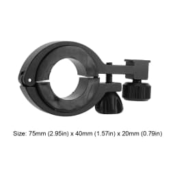 Bicycle Light Front Bracket Aluminum Alloy Bike Lamp Support Rack Lightweight Bicycle Light Mounting Bracket for Cycling