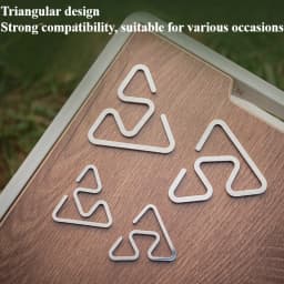 1pc Outdoor Stainless Steel Hooks Are Not Easy to Slide Ultra Light Multifunctional Lightweight Camping Accessories and Tools