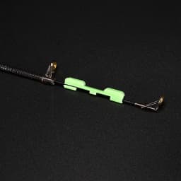 FLYSAND Night Fishing Light Stick Clip ABS Fishing Float Tip Light Holder Luminous Effect Light Stick Clip Card Holder 10PCS/Bag