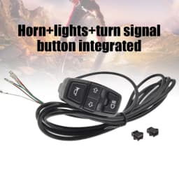 24-48V Ebike Front Brake Rear Light Set Horn Headlight Switch Energy Saving Easy Installation Electric Bicycle Accessories