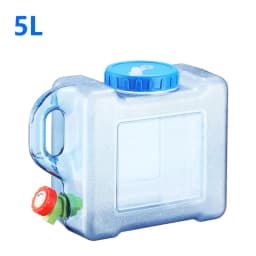 15-5L Capacity Outdoor Water Bucket with Faucet Portable Water Tank for Outdoor Camping Hiking Picnic Water Container