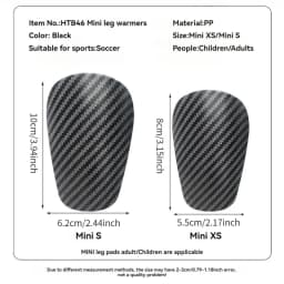 Loogdeel Mini Soccer Shin Guards, Extra Mini Football Shin Guards Kids and Adults Shin Guards Protective Equipment Shin Guards