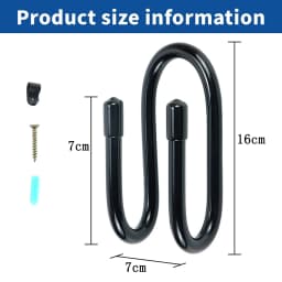 Bow Hanger Display Flexible Archery Rack Bow Wall Mount Holder Wall Hook Stand for Your Bow, Rubber Protection and No Scratches