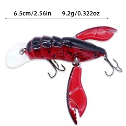 1pc Ultimate Premium Jointed Craw Lure-Sharp Hooks - Ultra-Realistic Artificial Bait for Unmatched Fish Catching Performance