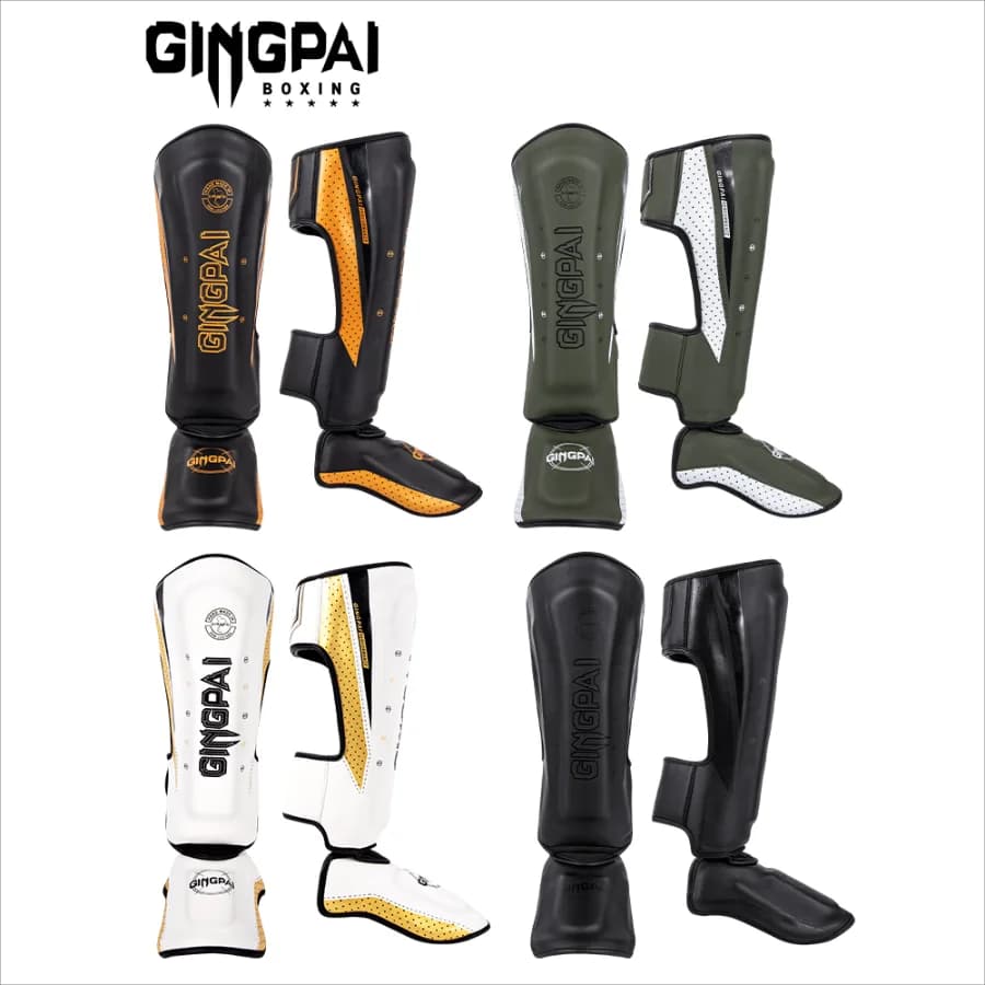 MMA Boxing Shin Guards Ankle Support Adult Men Women Kickboxing Equipment Karate Protectors Sanda Muay Thai Legging Instep Guard