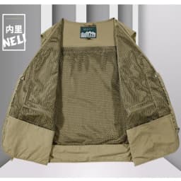 Multipocket Quick Dry Mesh Fishing Vests Men Outdoor Tactical Vest Hiking Hunting Casual Fisherman Vest Solid Sleeveless Coats