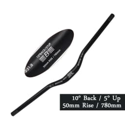 BUCKLOS MTB Handlebar 580/620/720/780MM Bicycle Swallow Handlebar 25.4MM 31.8MM Mountain Bike Handle Bar Aluminum Riser Bar