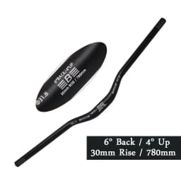 BUCKLOS MTB Handlebar 580/620/720/780MM Bicycle Swallow Handlebar 25.4MM 31.8MM Mountain Bike Handle Bar Aluminum Riser Bar