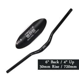 BUCKLOS MTB Handlebar 580/620/720/780MM Bicycle Swallow Handlebar 25.4MM 31.8MM Mountain Bike Handle Bar Aluminum Riser Bar
