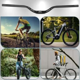 BUCKLOS MTB Handlebar 580/620/720/780MM Bicycle Swallow Handlebar 25.4MM 31.8MM Mountain Bike Handle Bar Aluminum Riser Bar