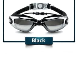 Swimming Goggles Adult Pool Glasses Anti Fog Men Women UV Protection Optical Waterproof Swim Eyewear with Earplugs