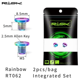 RISK A Whole/Separate Oil Cylinder Lid Bolts for Shimano Bike Brake Lever Titanium Disc Fixed Screw Bicycle Hydraulic Brake Bolt