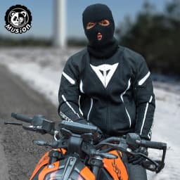 Musion 3 Holes Robber Mask Balaclava Mask Elastic Cycling Mask Motorcycle Balaclava
