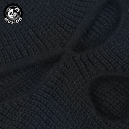 Musion 3 Holes Robber Mask Balaclava Mask Elastic Cycling Mask Motorcycle Balaclava