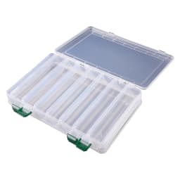 TAIYU Large Fishing Tackle Box 10/14 Compartment Double Sided Storage Big bait Sea fishing lure High Strength Fishing Tackle Box