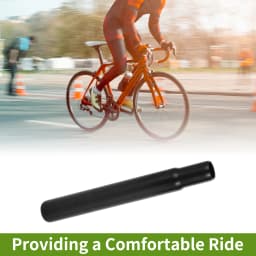 X Autohaux Bike Seat Posts 25.4/27.2/28.6/31.8mm Durable Universal Saddle Post Seat Tube Black Steel Length 200/250/300/350mm