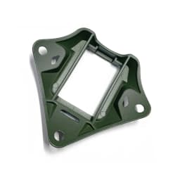 Tactics Helmet NVG Mount Shroud with 3-Hole, Aluminum Alloy Sports Camera Holder Base for Marine Helmets Fast Helmet