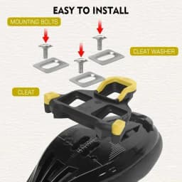 BUCKLOS Bike Pedal Cleat Set 0/2/6 Degree for SPD-SL for SH10 SH11 SH12 Lock Pedal Cleats Cover Road Bike Lock Pedal Bike Parts