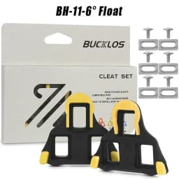 BUCKLOS Bike Pedal Cleat Set 0/2/6 Degree for SPD-SL for SH10 SH11 SH12 Lock Pedal Cleats Cover Road Bike Lock Pedal Bike Parts