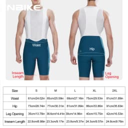INBIKE Summer Cycling Bib Shorts 3D Padded Men's MTB Bike Shorts Pants Man Road Cycling Pants Bicycle Shorts with Pocket Clothes