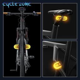 Bike Turn Signal Rear Light LED Bicycle Tail Lamp USB Rechargeable MTB Bicycle Wireless Remote Taillights Cycling Accessories