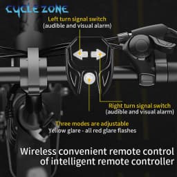 Bike Turn Signal Rear Light LED Bicycle Tail Lamp USB Rechargeable MTB Bicycle Wireless Remote Taillights Cycling Accessories