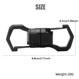 Fishing magnetic buckle Mountain buckle Fishing hook Fishing tool Multi-function tool magnetic buckle