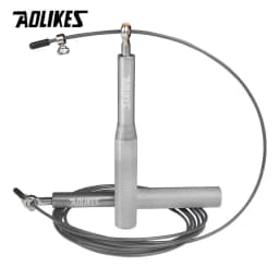 AOLIKES Crossfit Jump Rope Adjustable Jumping Rope Training Aluminum Skipping Rope Fitness Speed Skip Training Boxing MMA